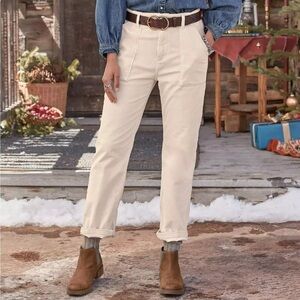 Driftwood Palmer Corduroy Straight Leg Pants Birch Tan Size 32 NWT